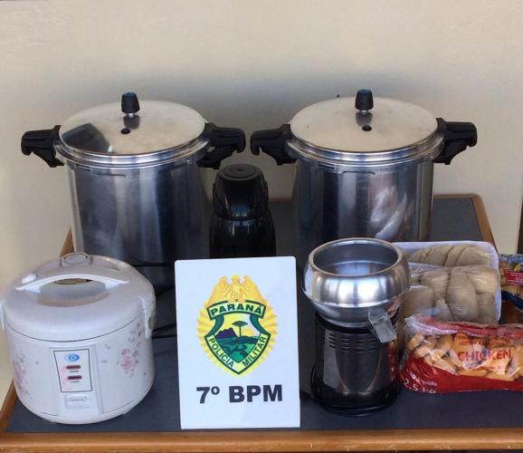 Dupla furta alimentos de escola municipal e acaba presa pela PM em Cruzeiro do Oeste (PR)