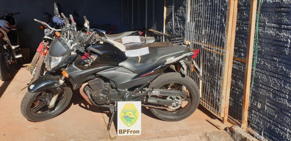 No Oeste do estado, BPFron e Exército Brasileiro apreende motocicleta adulterada durante Operação Hórus e Metrópolis