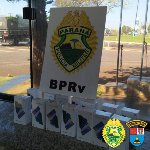 Em situações distintas, BPRv apreende R$ 60 mil em celulares