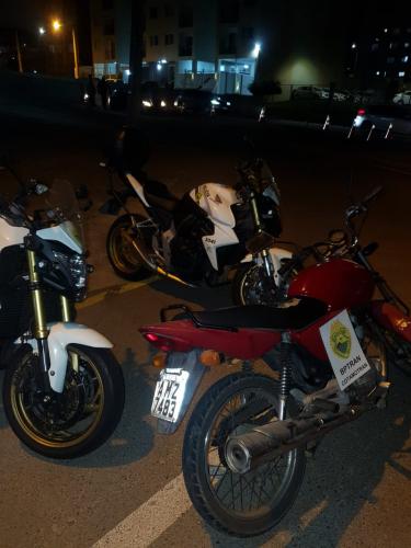 BPTran recupera moto roubada durante blitz de trânsito em Curitiba