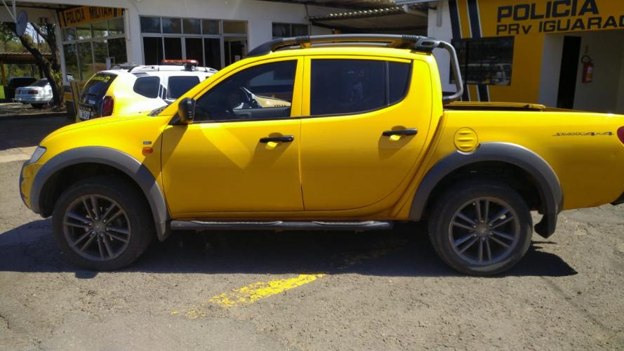 Carro com mais de R$ 36 mil em multas é apreendido pelo BPRv em Iguaraçu (PR)