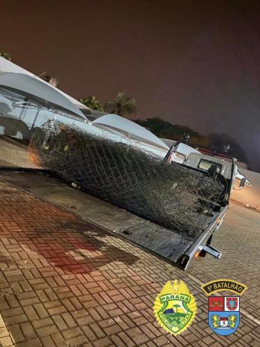 Em Londrina (PR), PM prende cinco pessoas após furtarem 140 metros de alambrado