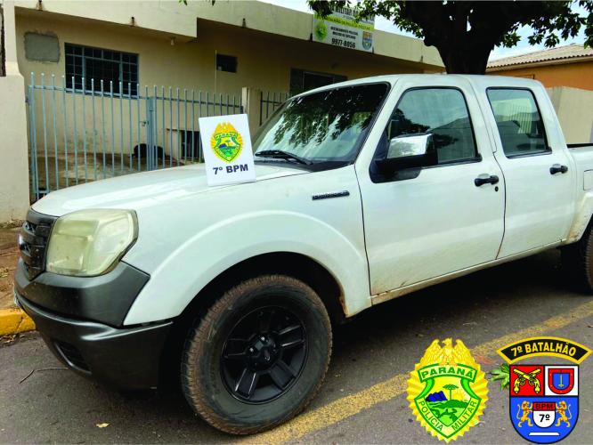 Um dia após roubo, PM recupera carro após denúncia no Noroeste do estado