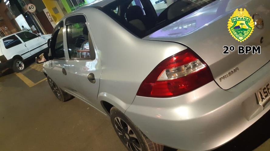 PM recupera carro e apreende mais de 4,3 quilos de drogas em situações distintas no Norte Pioneiro