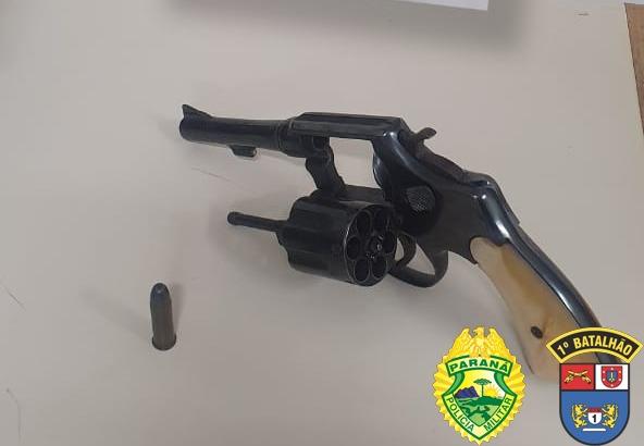 BOPE apreende revólver ao atender ocorrência em Ponta Grossa, nos Campos Gerais