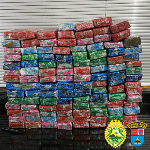 Apreensão da Polícia Militar do Paraná evita que 75 quilos de maconha chegue à Capital de São Paulo