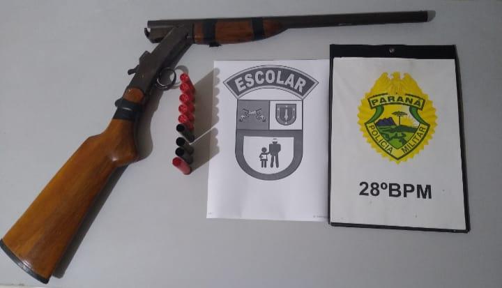 Usuário de droga que tinha espingarda em casa é preso pela PM na Lapa (PR)