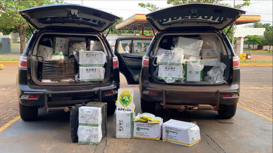 BPFron apreende 340 quilos de agrotóxicos contrabandeados no Oeste do estado