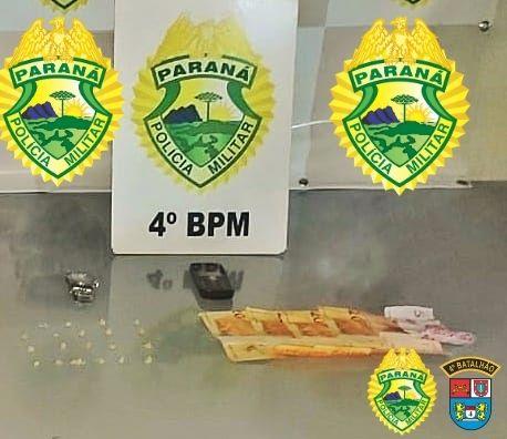 Homem é preso por envolvimento com o tráfico após denúncia da população, em Maringá (PR)