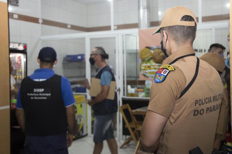 Fiscalização bares e restaurantes Guaratuba 15-16 janeiro 2020