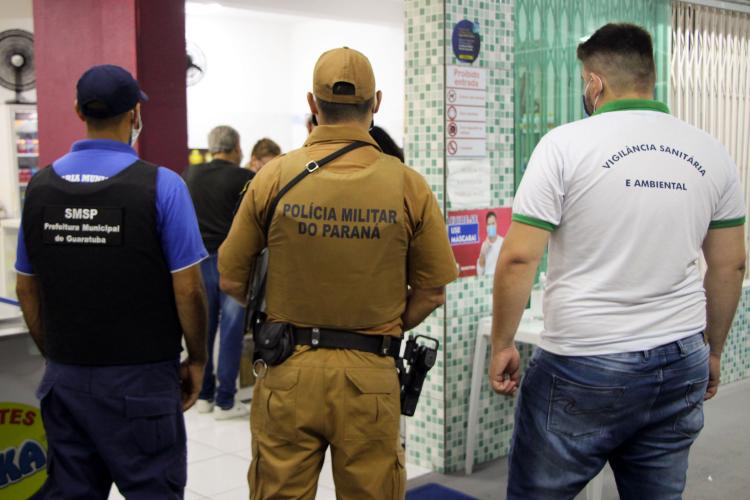 Fiscalização bares e restaurantes Guaratuba 15-16 janeiro 2020