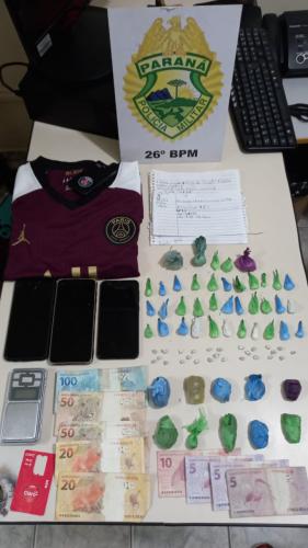 PM encaminha grupo por envolvimento com tráfico em Reserva (PR), nos Campos Gerais