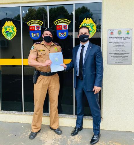 PM de Palmas (PR) contará com apoio da Ordem de Advogados do Brasil da cidade na ampliação de sua estrutura