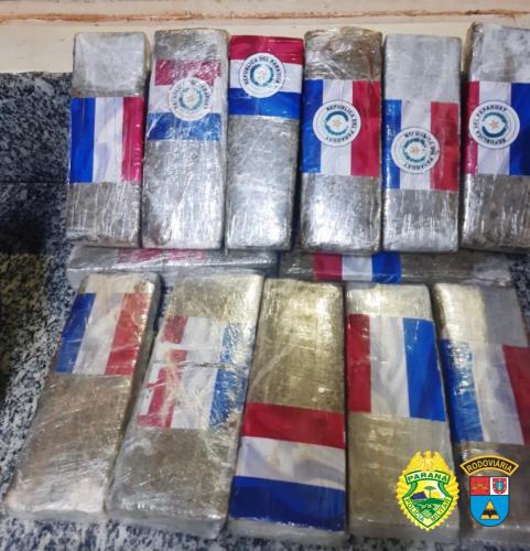 BPRv apreende 8,5 quilos de maconha durante a Operação Vida no Noroeste do estado