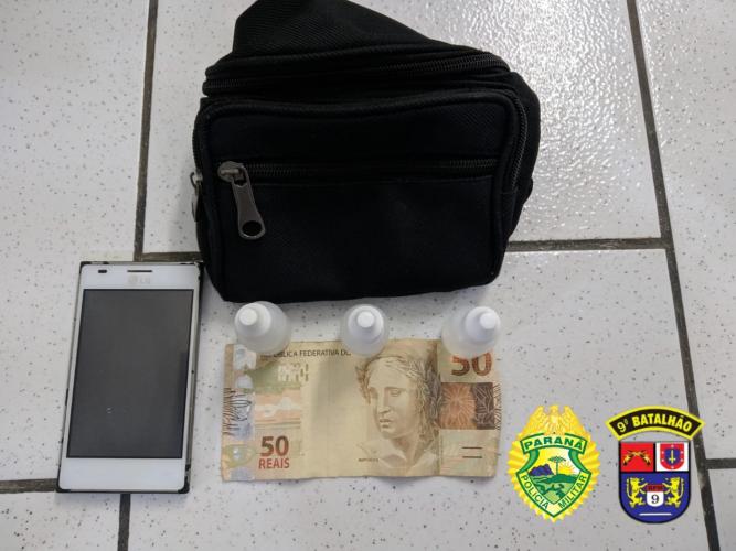 ROCAM apreende loló e encaminha homem em Guaratuba (PR)