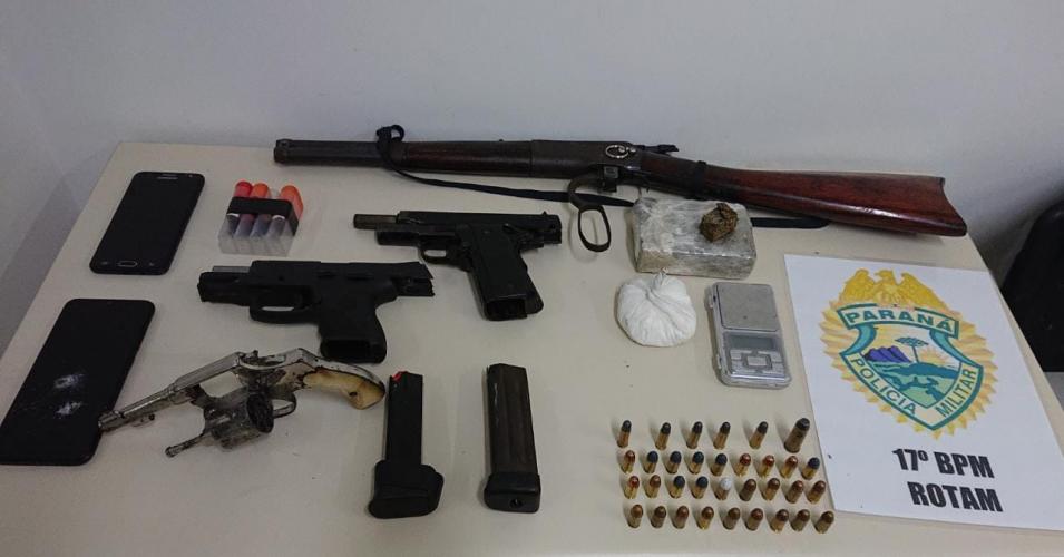 ROTAM flagra grupo armado em laje e cinco suspeitos são encaminhados em Paranaguá (PR)