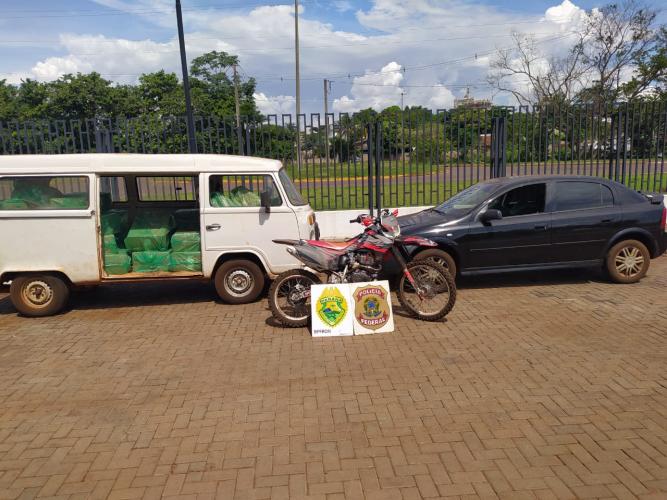 Durante Operação Hórus, Batalhão de Polícia da Fronteira apreende mais de R$ 600 mil em cigarros contrabandeados, em Guaíra (PR)