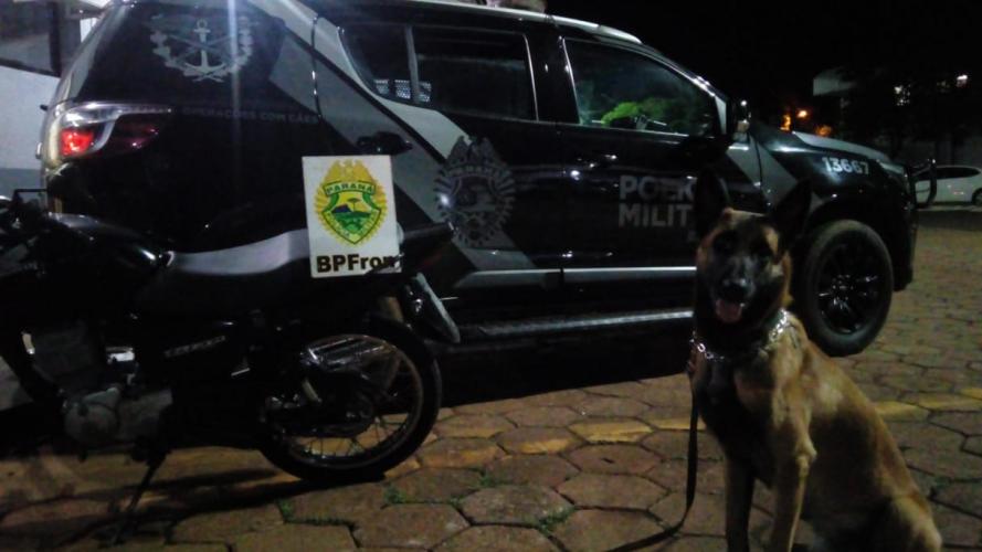 BPFron prende homem e recupera motocicleta furtada no Oeste do estado