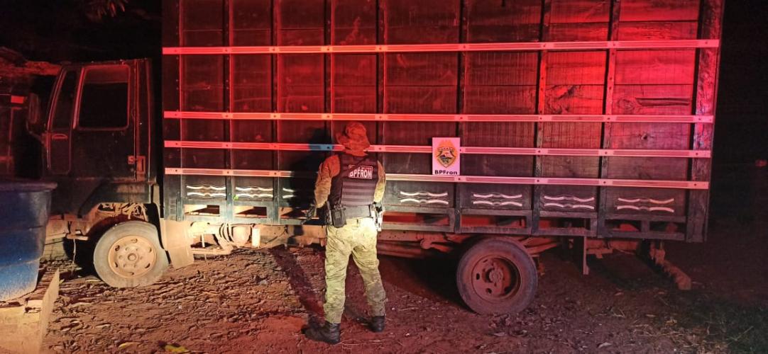 Carro furtado encontrado abandonado é recuperado pelo BPFron em Altônia (PR)