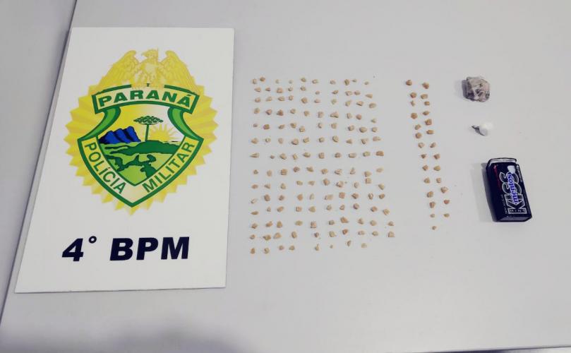PM prende três homens e apreende 170 pedras de crack, além de maconha e cocaína em Sarandi (PR)