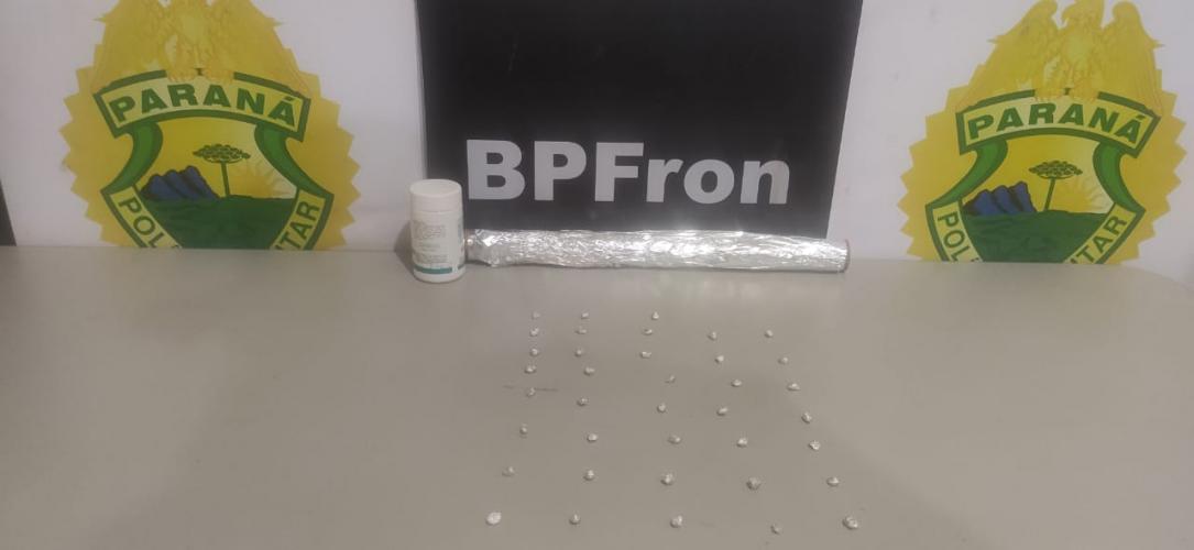 Durante Operação Hórus, PM apreende 38 pedras de crack e encaminha suspeito, em Guaíra (PR)