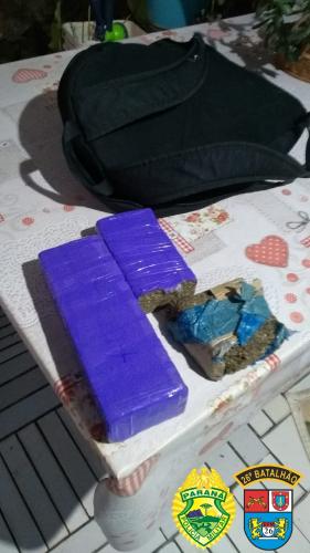 PM cumpre Mandados Judiciais e apreende arma de fogo e drogas, durante Operação Guartela, nos Campos Gerais