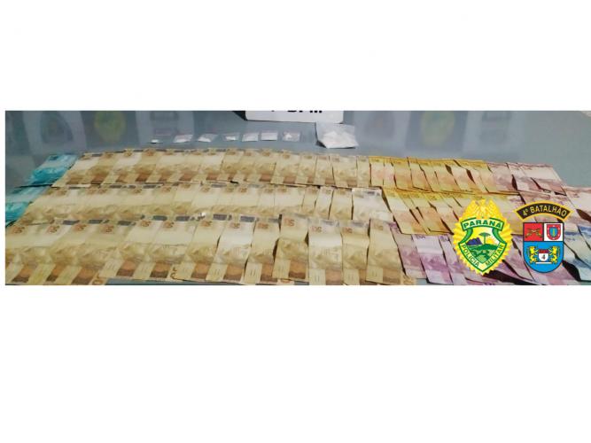 Quatro pessoas são encaminhadas pela PM por envolvimento com o tráfico de drogas em Maringá, no Noroeste