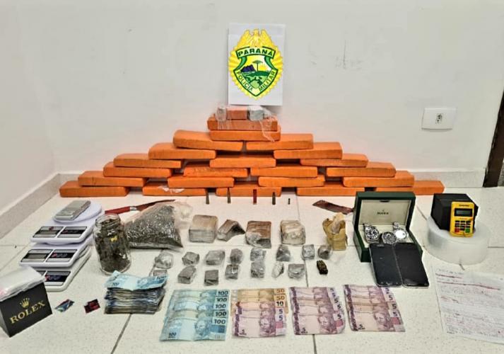 Droga sintética, maconha e morruga são apreendidos pela ROCAM na Capital e RMC