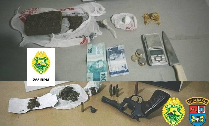 Em Telêmaco Borba, PM deflagra operação Pronta Resposta IV e apreende armas e drogas