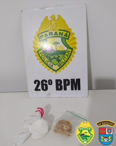 Dupla com drogas tenta disfarçe com uniforme de segurança para evitar abordagem, mas acaba detida pela PM em Tibagi (PR)