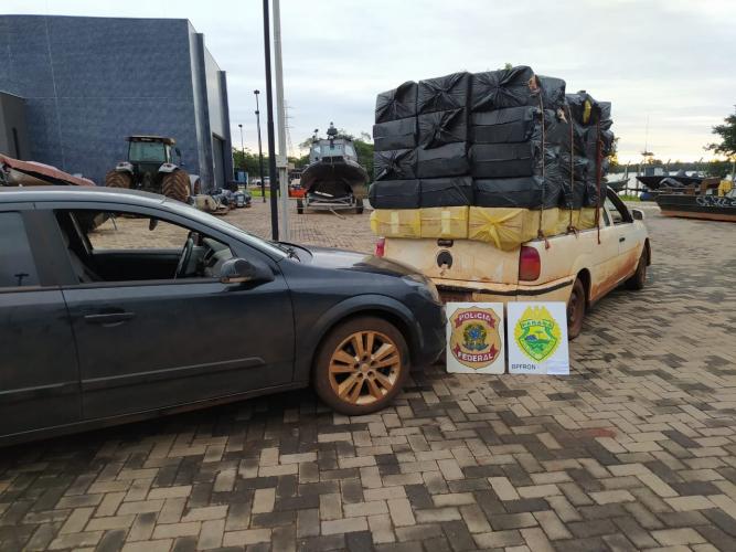 Operação Hórus: veículos clonados são recuperados e cigarros contrabandeados são apreendidos em ações integradas da PM, PF e GEFRON