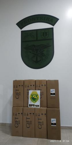 BPFron apreende 400 pacotes de cigarros contrabandeados durante ação da Operação Hórus