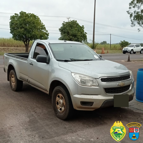 BPRv apreende mais de 20 quilos de maconha e recupera caminhonete no Noroeste do estado