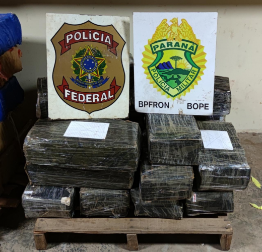 BPFron e PF apreende mais de 320 quilos de maconha durante a Operação Hórus
