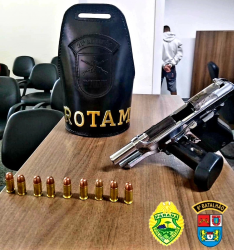 Arma de fogo é apreendida durante a operação Maré Alta em Matinhos (PR)