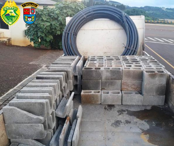 Após roubar material de construção, homem é preso pela PM em Saudade do Iguaçu (PR)