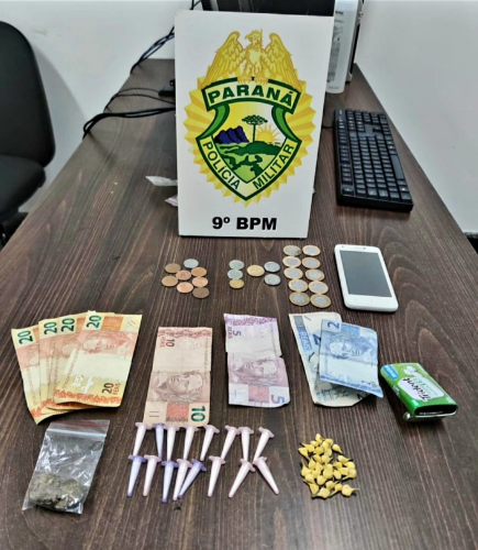 Crack e maconha são apreendidas com dupla no balneário Ipacaraí, em Matinhos