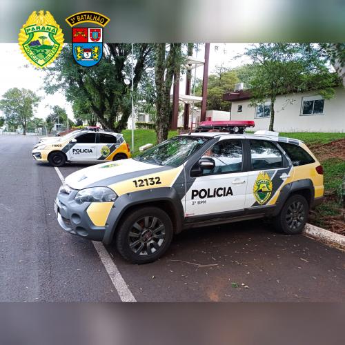 PM prende homem após agredir a esposa e a filha em Pato Branco, no Sudoeste do estado