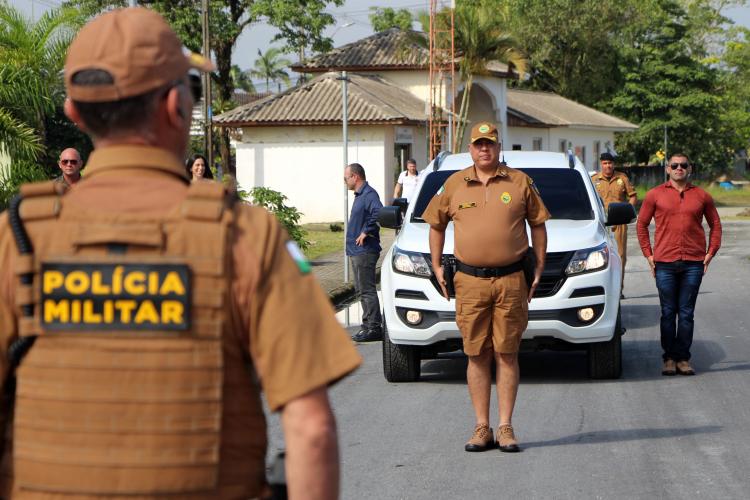 SESP visita forças de segurança no Verão Maior Paraná