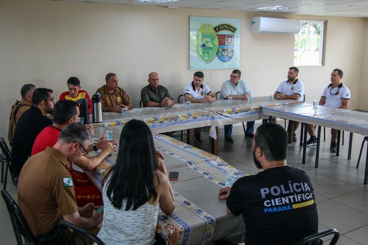 SESP visita forças de segurança no Verão Maior Paraná