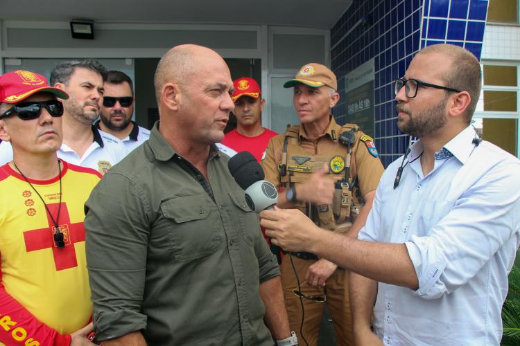 SESP visita forças de segurança no Verão Maior Paraná