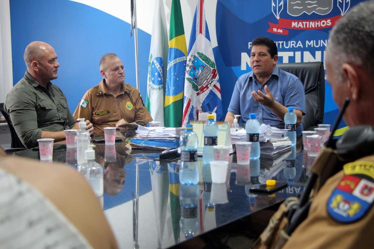 SESP visita forças de segurança no Verão Maior Paraná