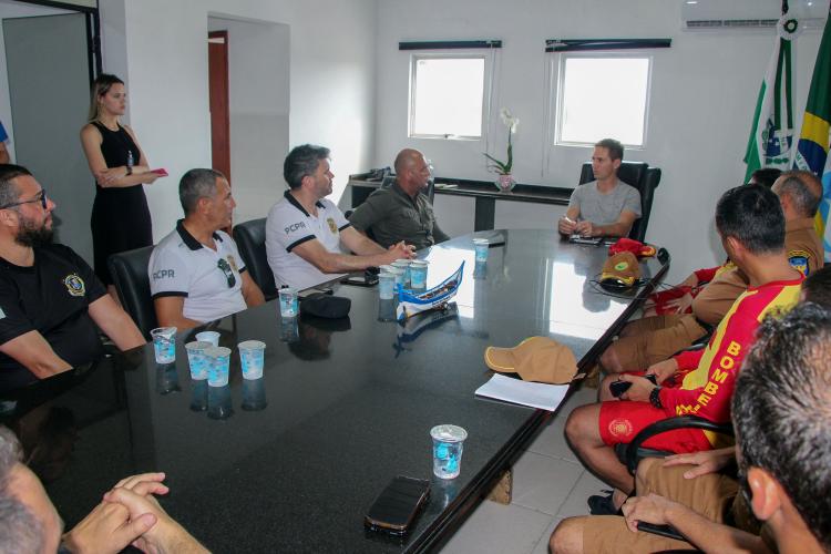 SESP visita forças de segurança no Verão Maior Paraná