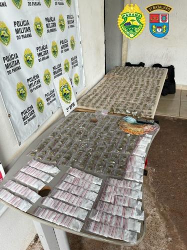 Após denuncias, PM descobre residência utilizada pelo tráfico em Londrina.