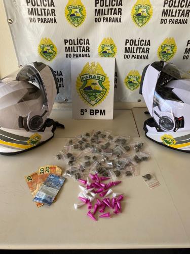 Apreensão de entorpecentes em Londrina.