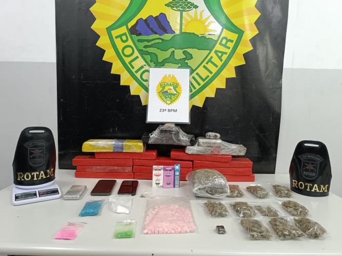 Apreensão de drogas na CIC