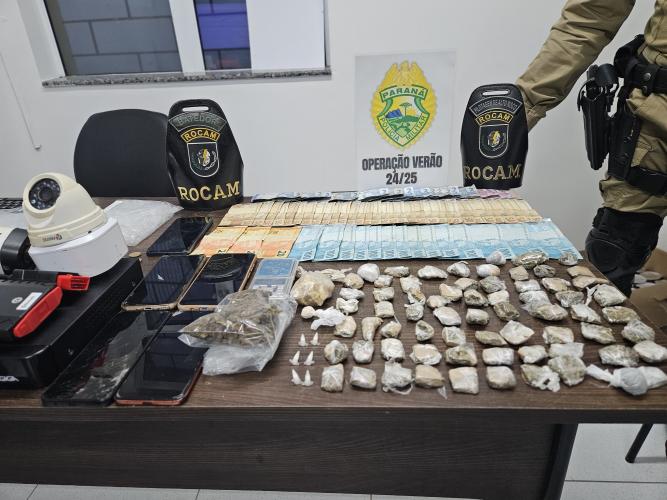 Como resultado da operação, cinco pessoas foram presas em flagrante