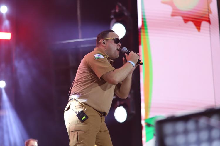 Banda animou o público no Palco Principal