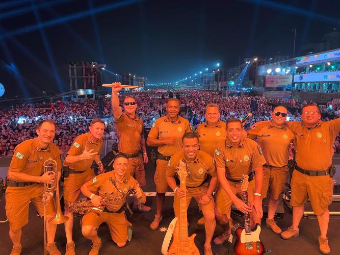 Banda animou o público no Palco Principal