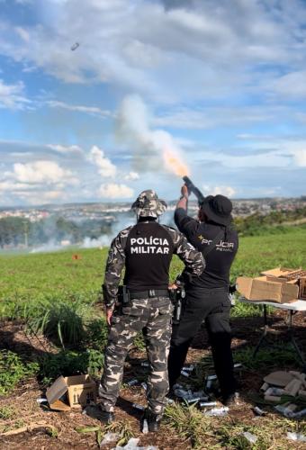 VI edição do Curso de Lançador para Pelotão de Choque em Brasília